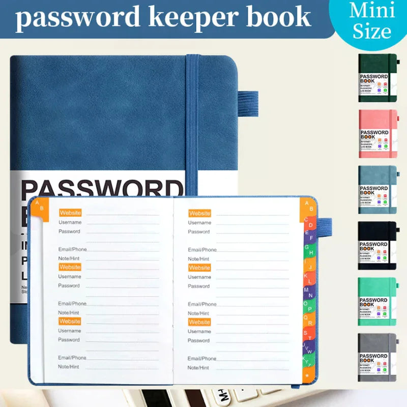 Password Keeper Book with Alphabetical Tabs