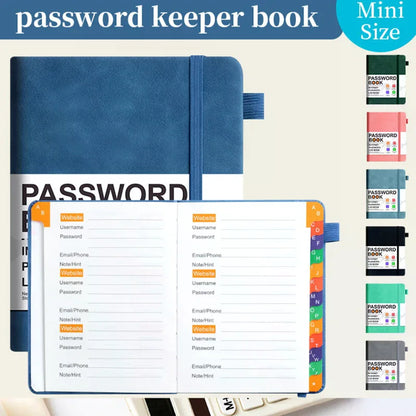 Password Keeper Book with Alphabetical Tabs