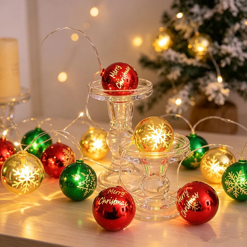 Christmas Bauble LED String Lights