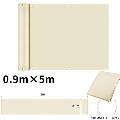 Waterproof Balcony Privacy Screen Cover