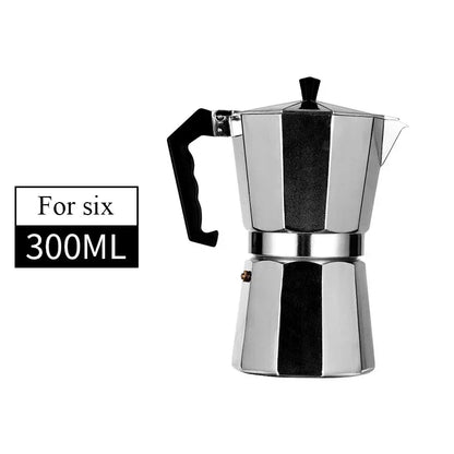 Classic Aluminum Moka Pot Espresso Maker