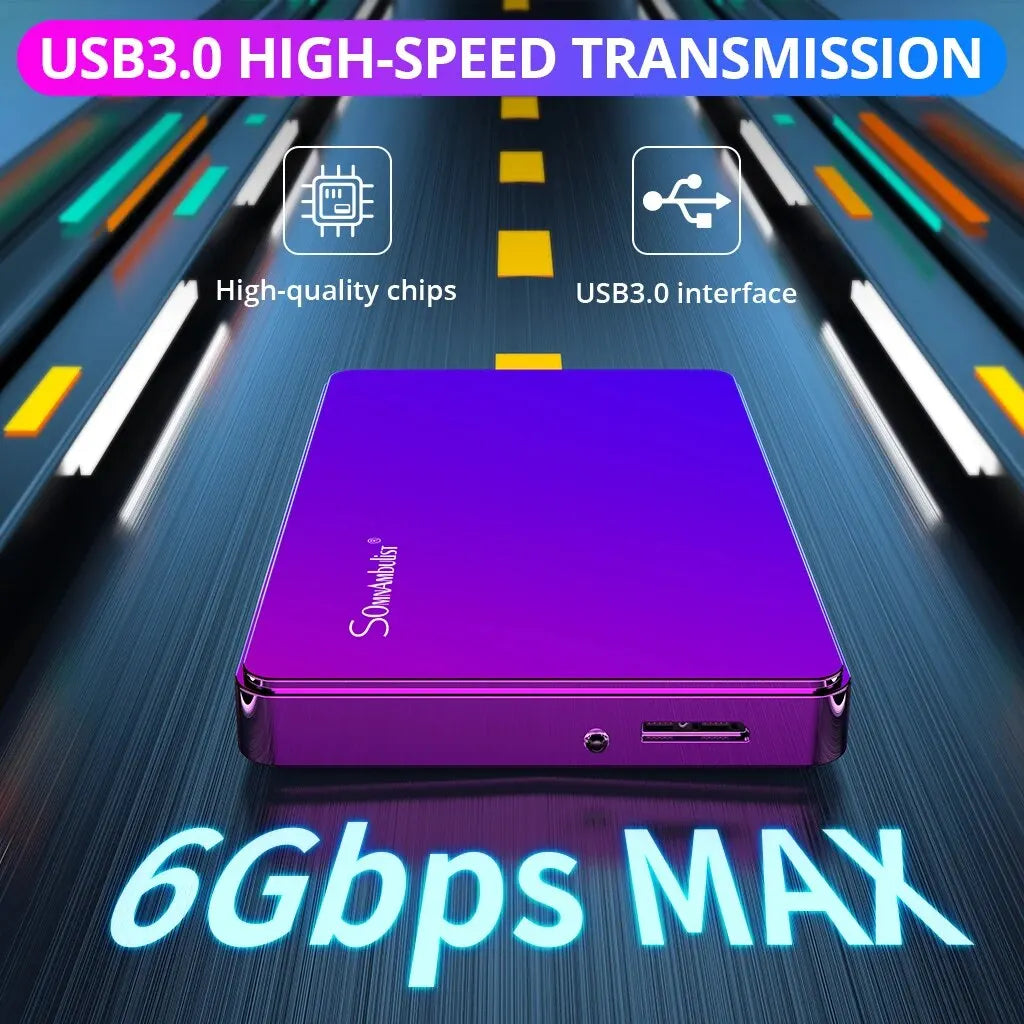 2.5” USB 3.0 External HDD for PC, Mac, PS4, PS5 & Xbox