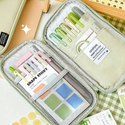 Oxford Multi-Pocket Pencil Case
