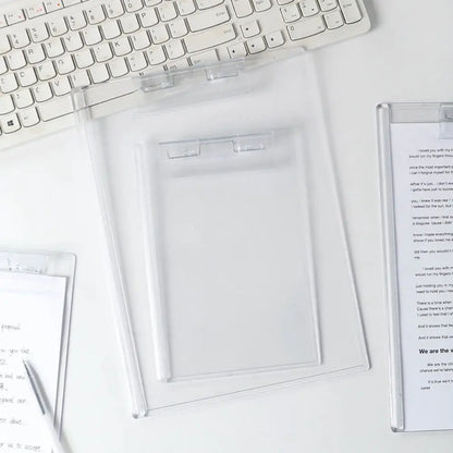 Transparent Acrylic Clipboard File Folder