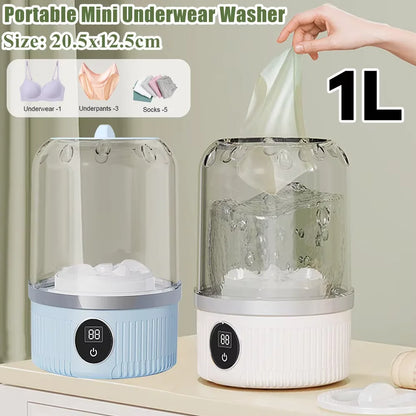 Portable Mini Washing Machine Underwear Washer