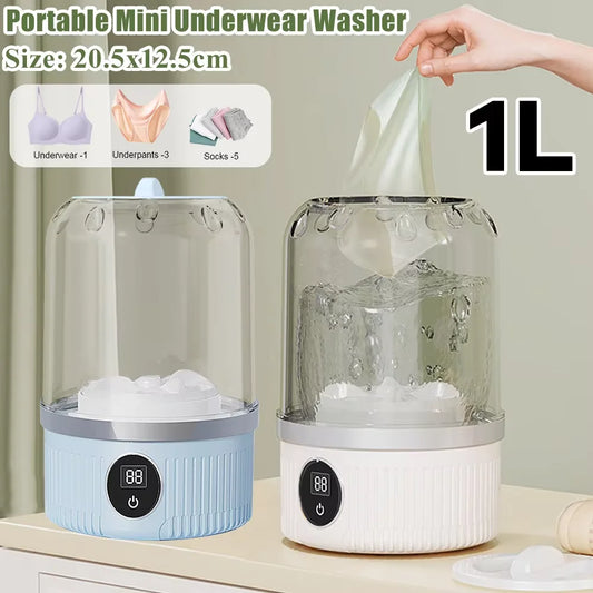 Portable Mini Washing Machine Underwear Washer