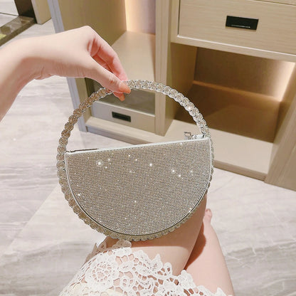 Round Diamond Shaped Handbag