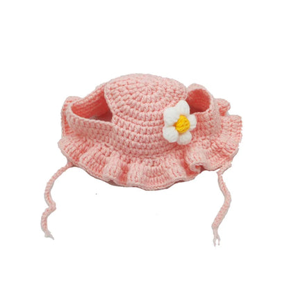 Cute Knitted Pet Hat for Cats & Small Dogs