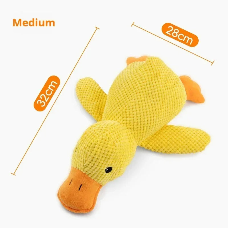 Calming Duck Plush Dog Toy