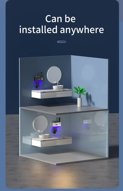 Smart Toothbrush Holder & Toothpaste Dispenser Station