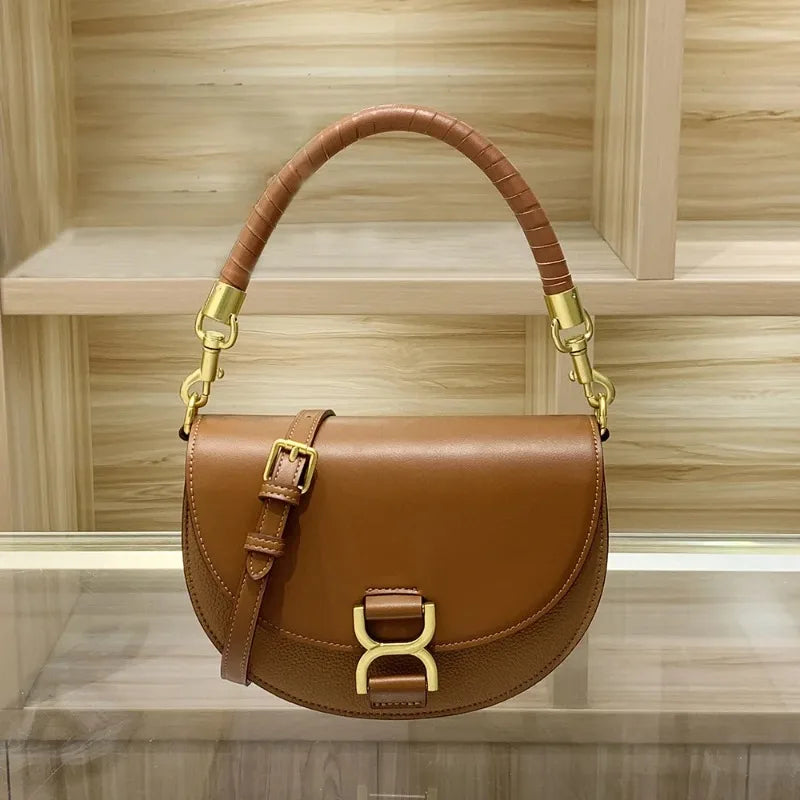 Vintage Leather Diaper Bag