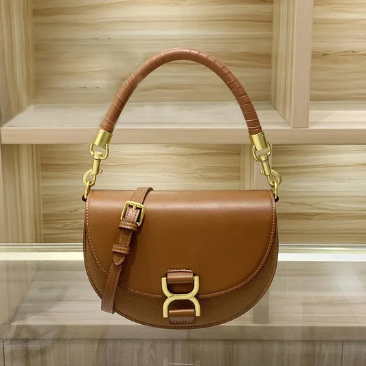 Vintage Leather Diaper Bag