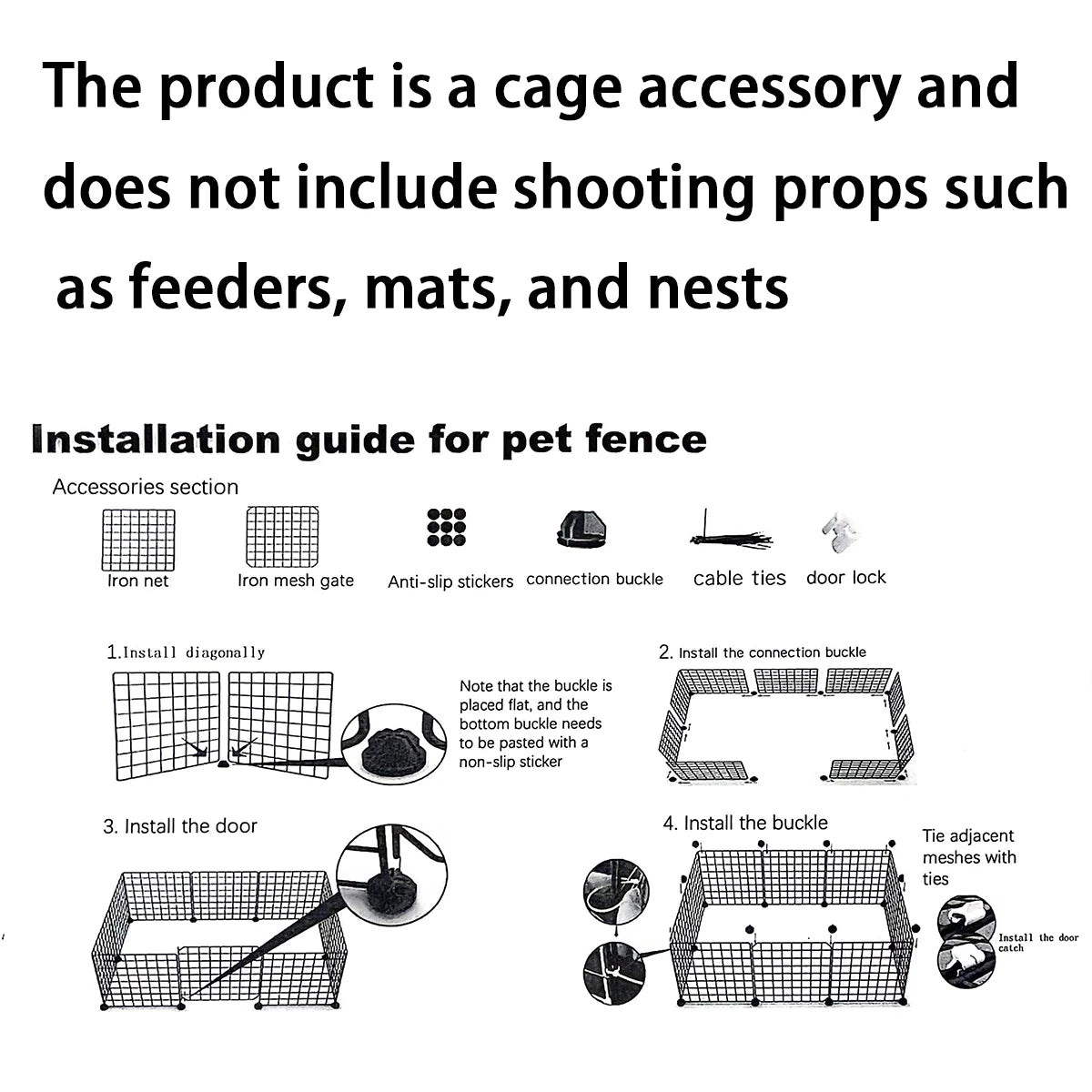 Modular Wire Pet Playpen & Indoor Dog Enclosure