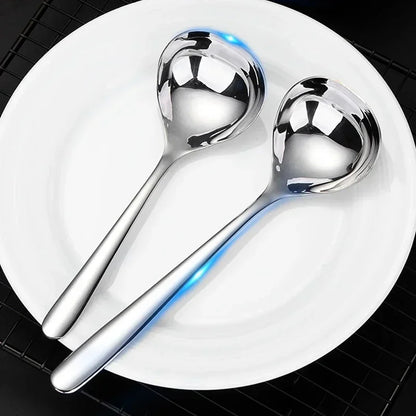 Stainless Steel Long Handle Soup Spoon