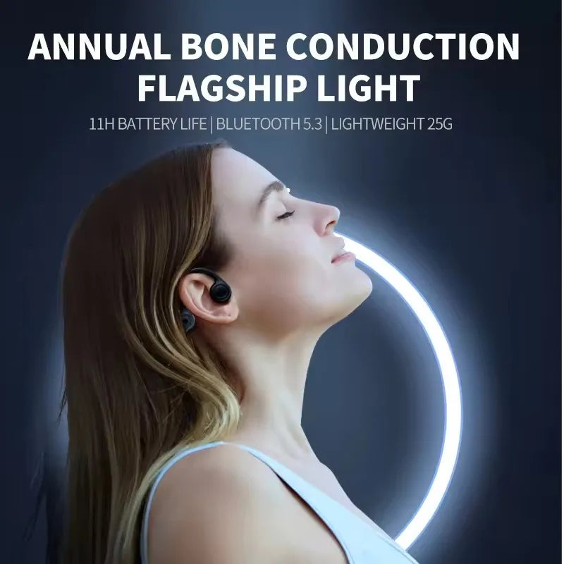 Bone Conduction Bluetooth Sports Headphones