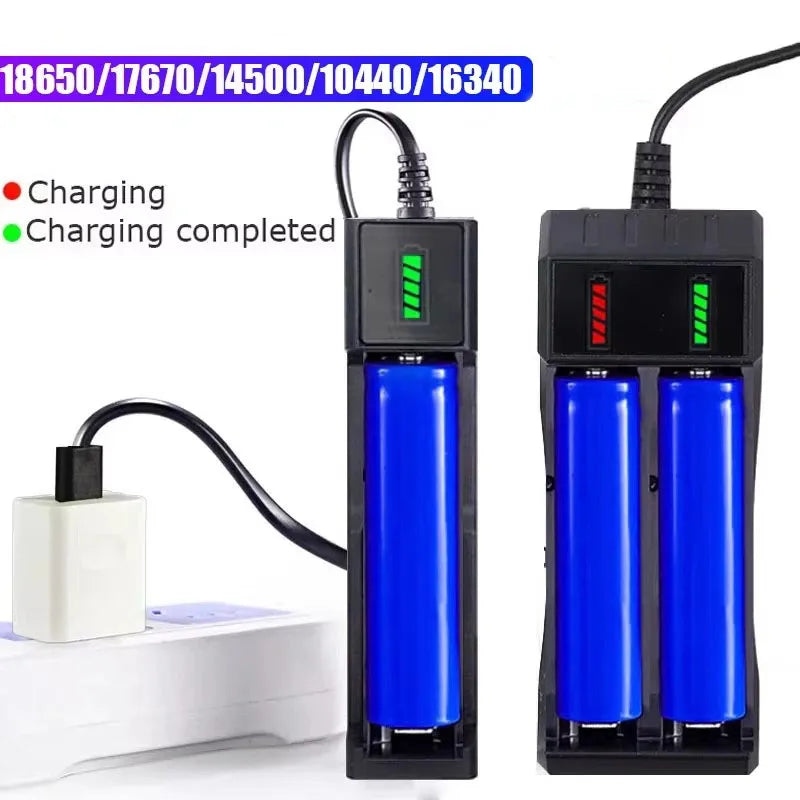 USB Charger for Rechargeable Lithium-Ion Batteries