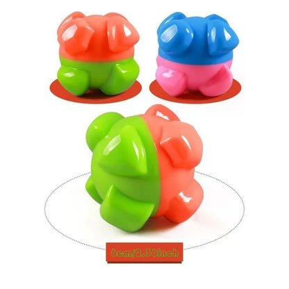 Interactive Rubber Squeaky Dog Toy
