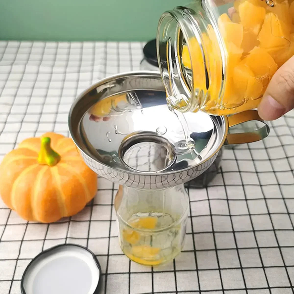 Stainless Steel Wide Mouth Canning Funnel