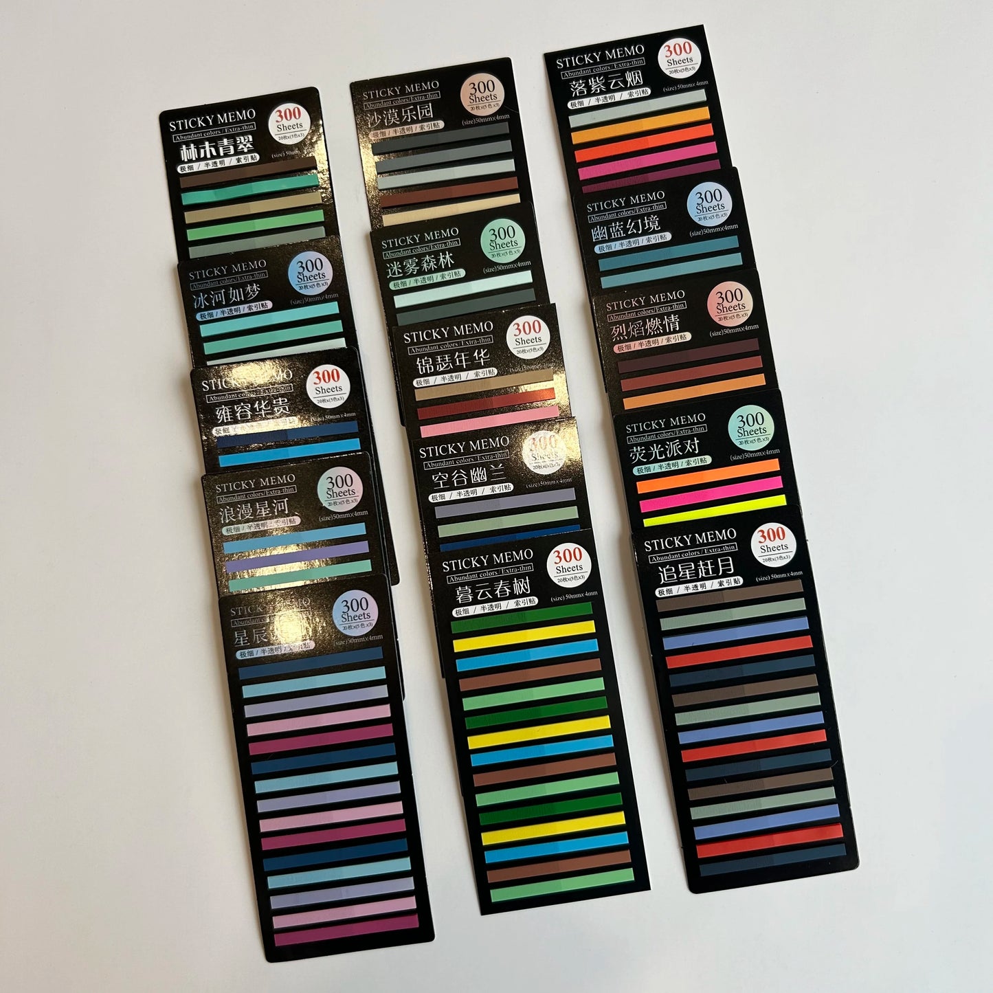 Transparent Sticky Note Tabs – 4500 Self-Adhesive Page Markers