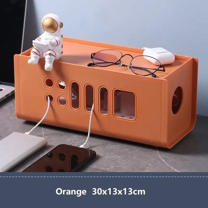 Desktop Cable Storage Organizer Box