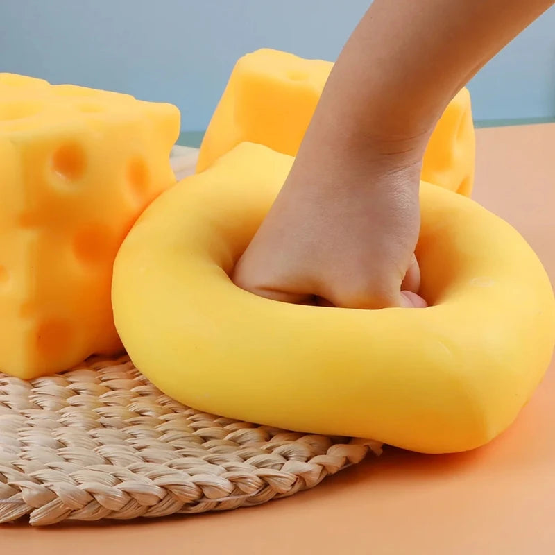Giant Cheese Squeeze Toy