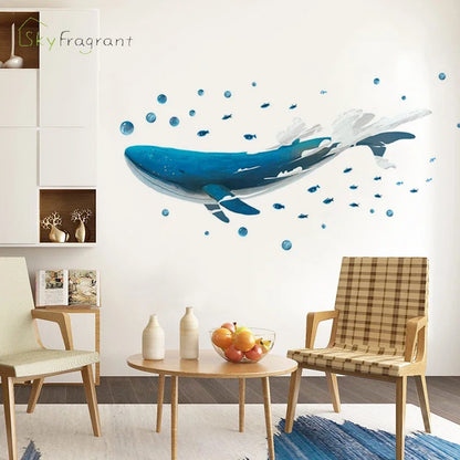 Creative Whale Wall Sticker