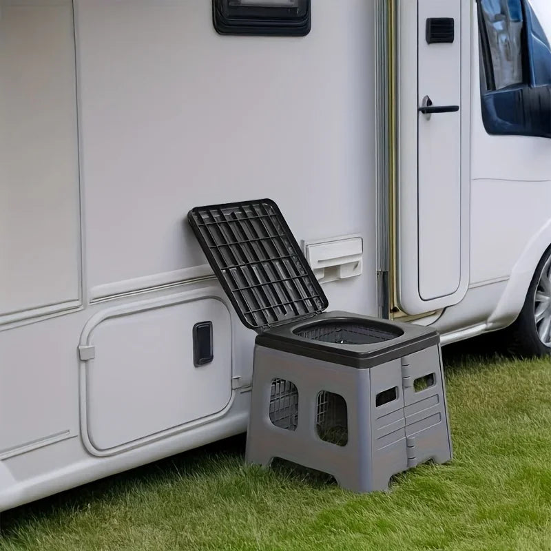 Portable Folding Camping Toilet Stool