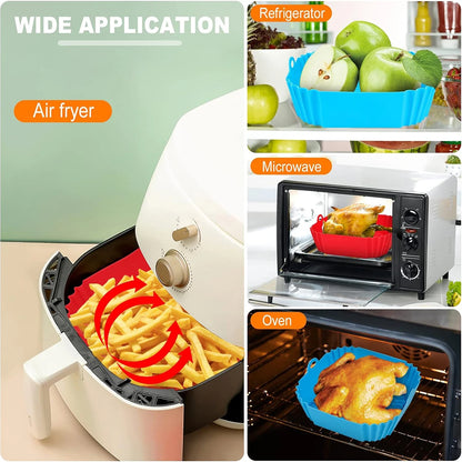 Reusable Silicone Air Fryer Basket Liner