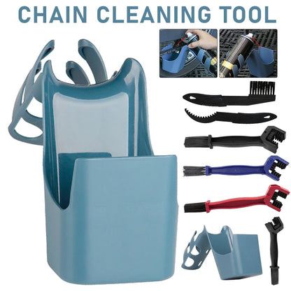 4-in-1 Bike Chain Cleaning Oil Storage Tool