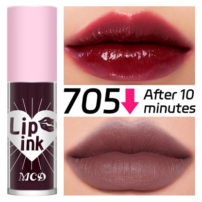 Long-Lasting Velvet Lip Gloss Stain – Plumping Liquid Lip Makeup
