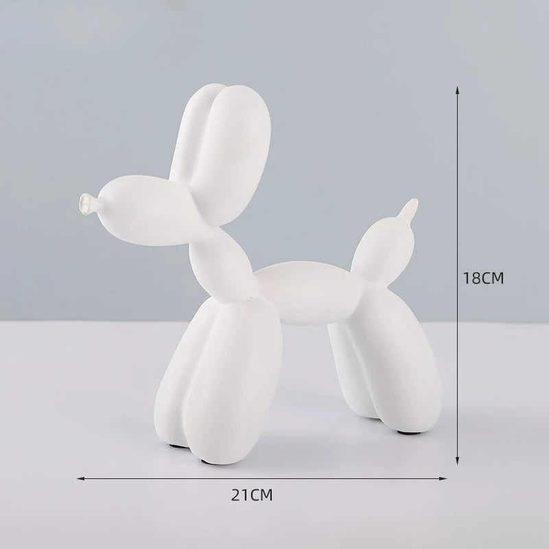 Nordic Balloon Dog Resin Figurine