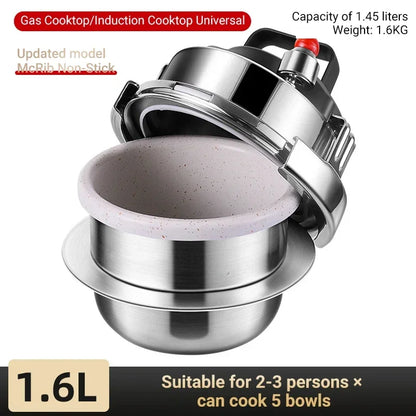 Portable Stainless Steel Pressure Cooker