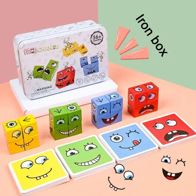 Emotion Expression Block Puzzle Game