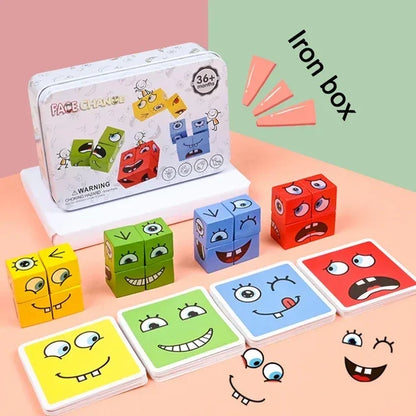 Emotion Expression Block Puzzle Game