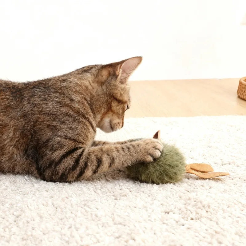 Plush Squeaky Mouse Cat Toy