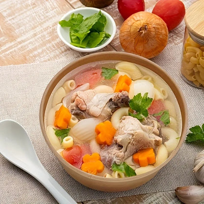 Disposable Kraft Paper Food Bowls with Lids