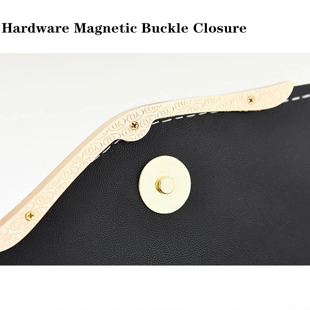 Elegant PU Leather Tassel Crossbody Messenger Bag