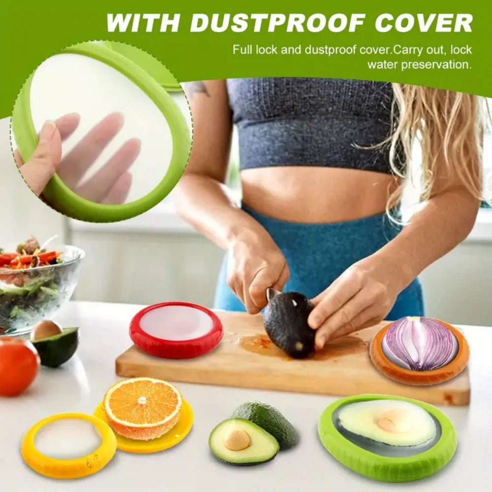 Silicone Fruit & Vegetable Fresh-Keeping Storage Containers