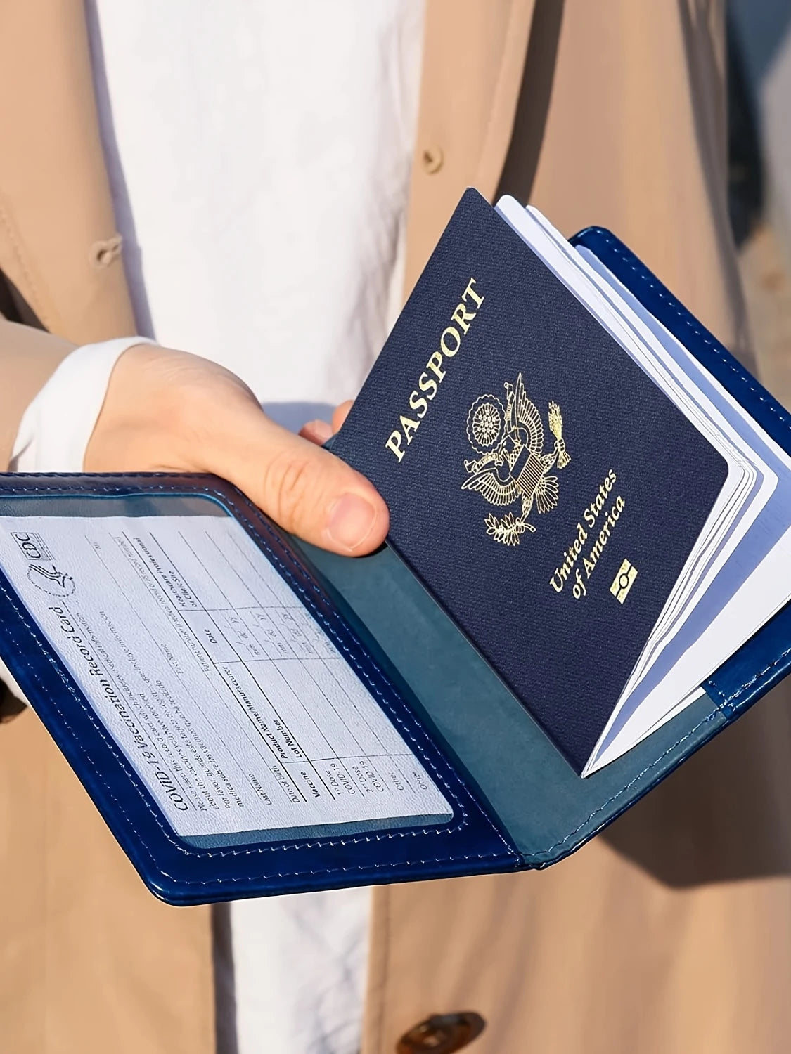 Blocking Passport Holder Travel Wallet
