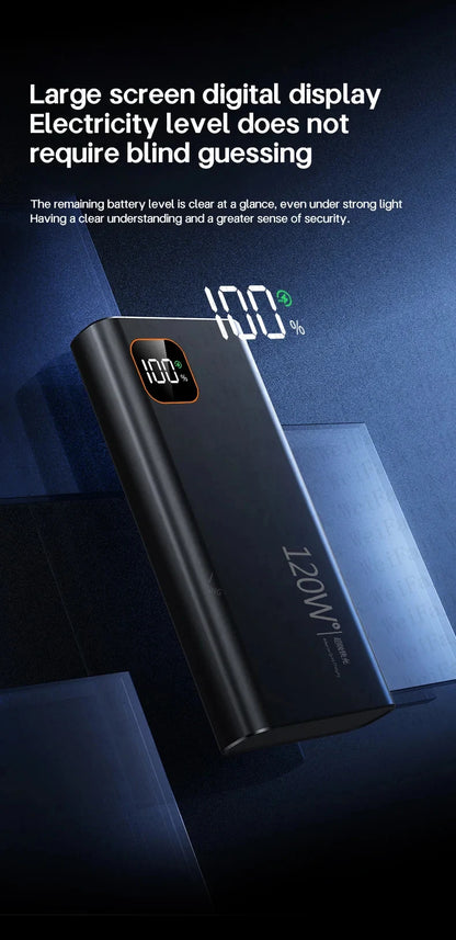 120W Fast Charging Power Bank