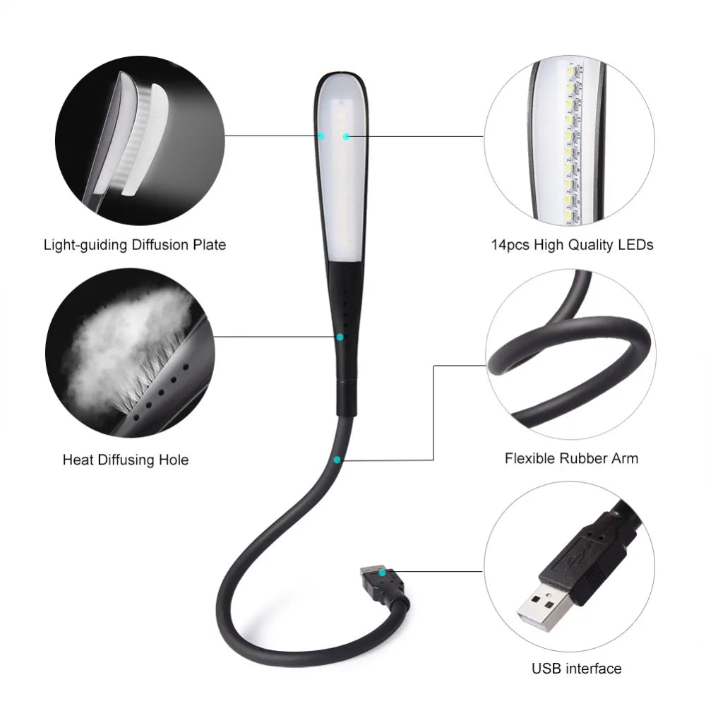 Mini USB LED Desk Lamp