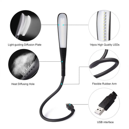 Mini USB LED Desk Lamp