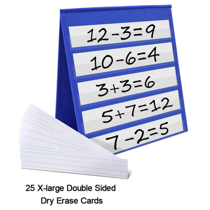 Double-Sided Desktop Pocket Chart for Classroom Learning