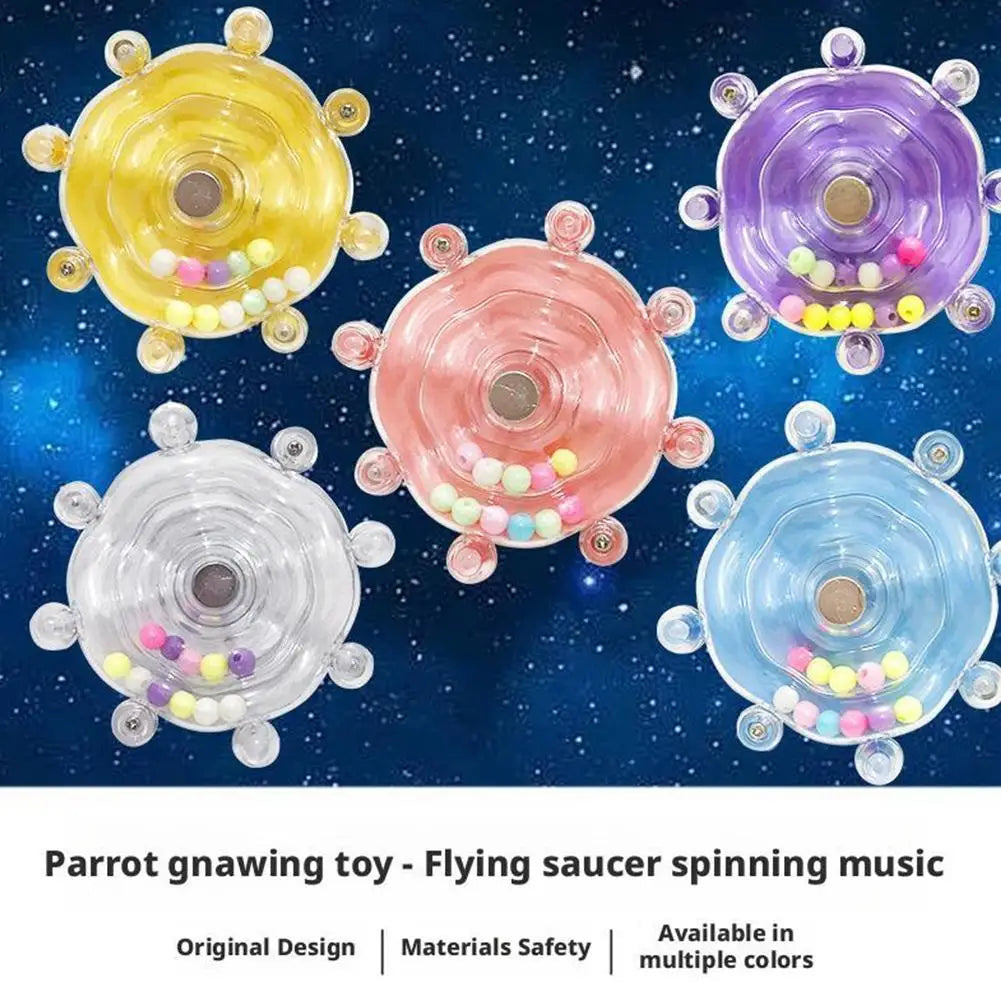 Interactive Rotating Parrot Treat & Foraging Toy