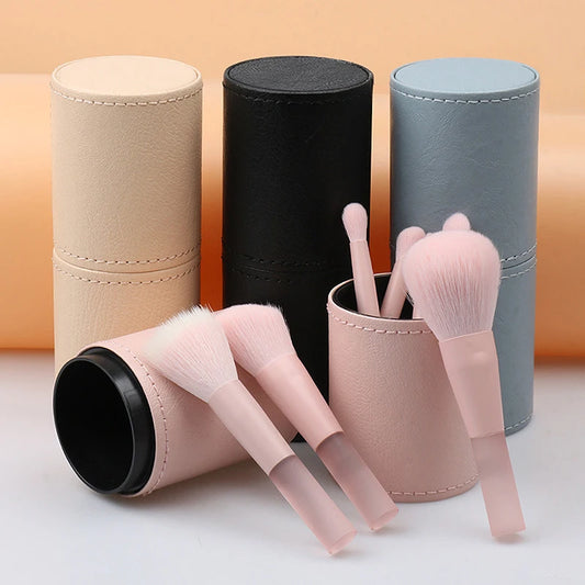 Portable Makeup Brush Holder With Lid