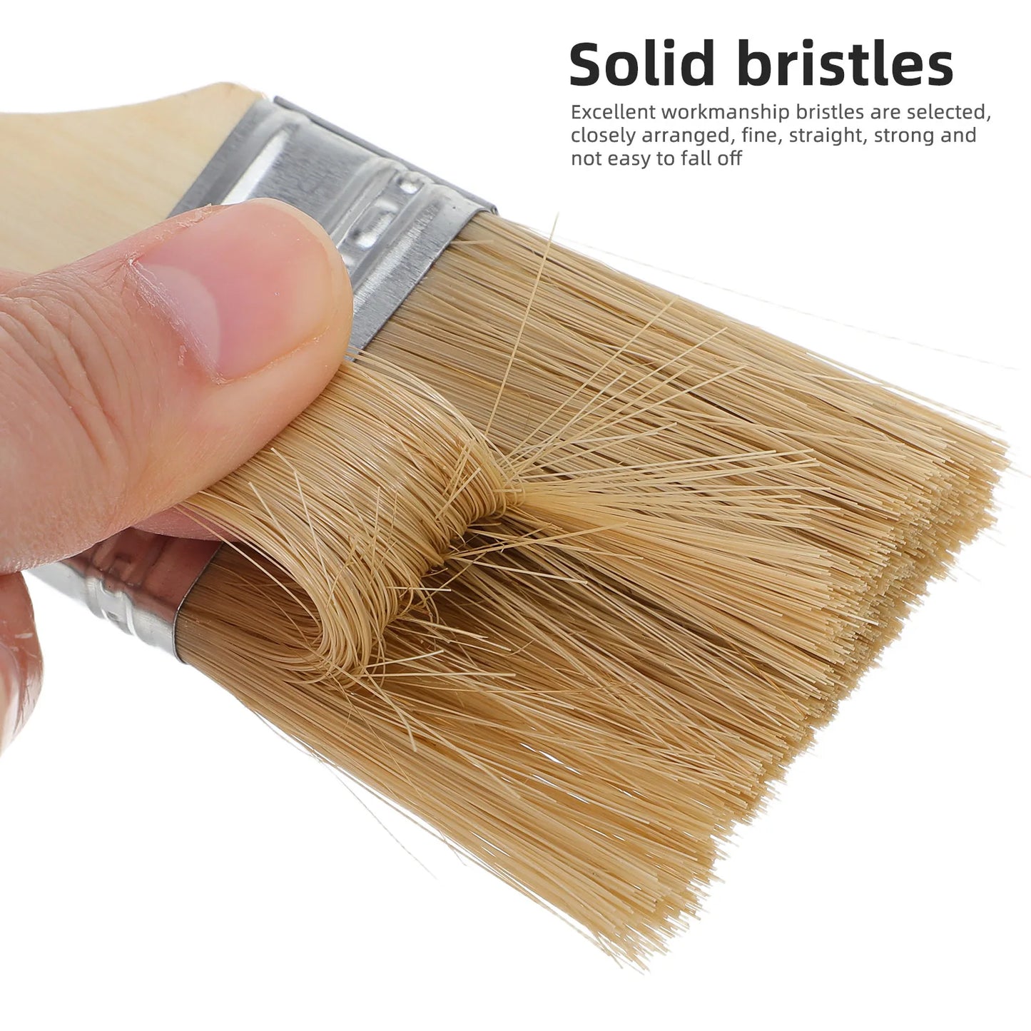 Multi-Purpose Paint Brushes with Wooden Handle