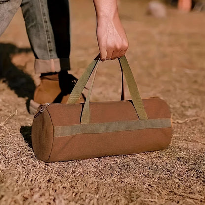 Large Capacity Canvas Camping Tool Storage Bag