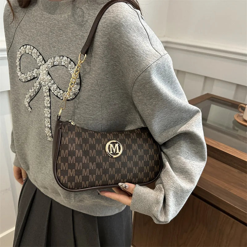 Vintage PU Leather Crossbody Satchel Bag