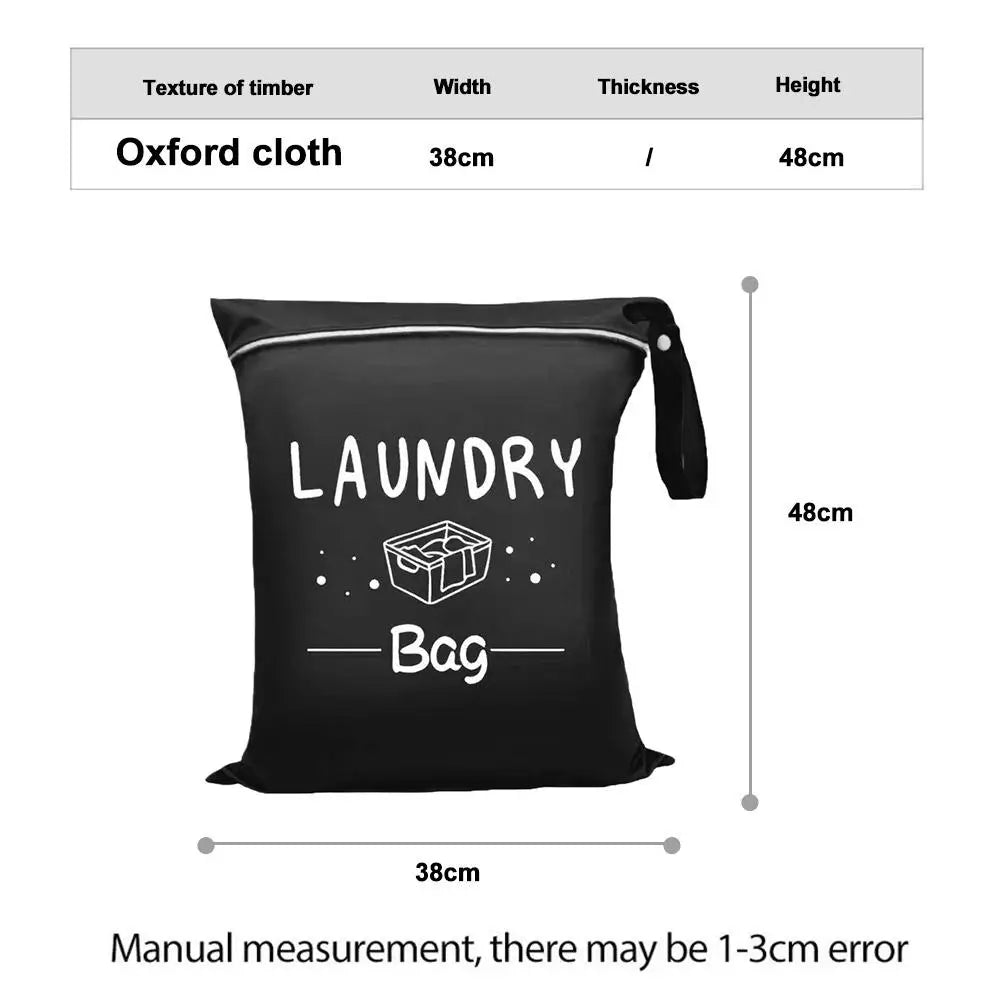 Waterproof Travel Laundry Bag with Hanging Strap