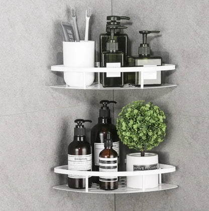Wall-Mounted Corner Storage Shelf Set